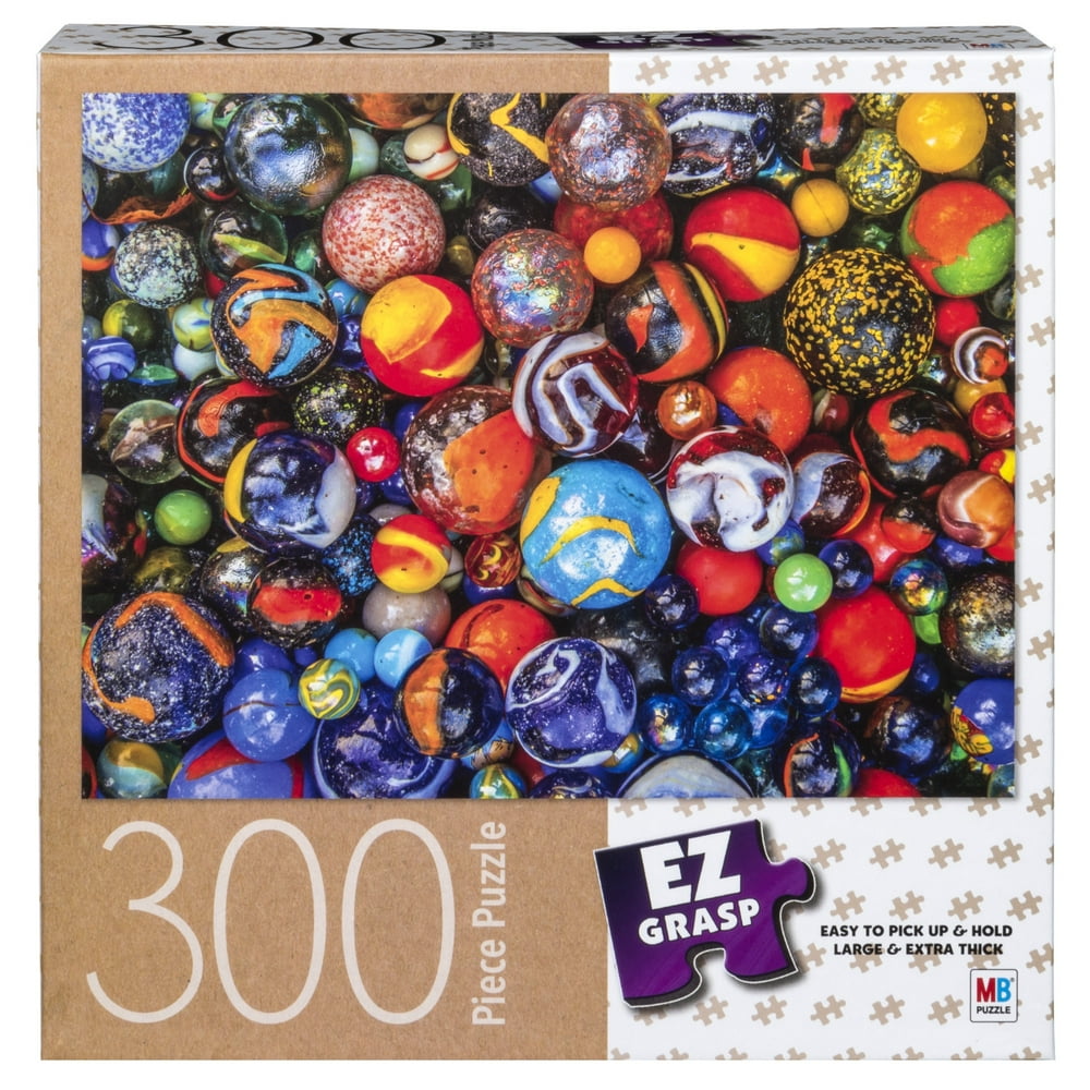 EZ Grasp 300Piece Jigsaw Puzzle Colorful Glass
