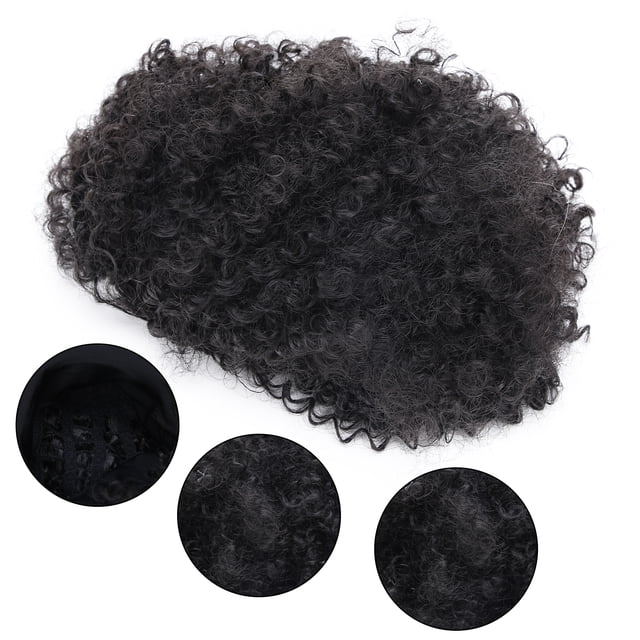 Peluca Corta Y Rizada Para Mujer, Pelucas De Pelo Ondulado Negro Para Fiesta, Cosplay, Uso Diario