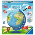 thumbnail image 1 of Ravensburger - Children's Globe 3D Puzzle 180 pc (English Only), 1 of 3