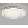 thumbnail image 4 of YIYIBYUS 16" Crystal Round Ceiling Lamp Flush Mount Luxury Raindrop LED Chandelier Indoor Lighting Fixture for Living Room Bedroom Dining Room, 4 of 8