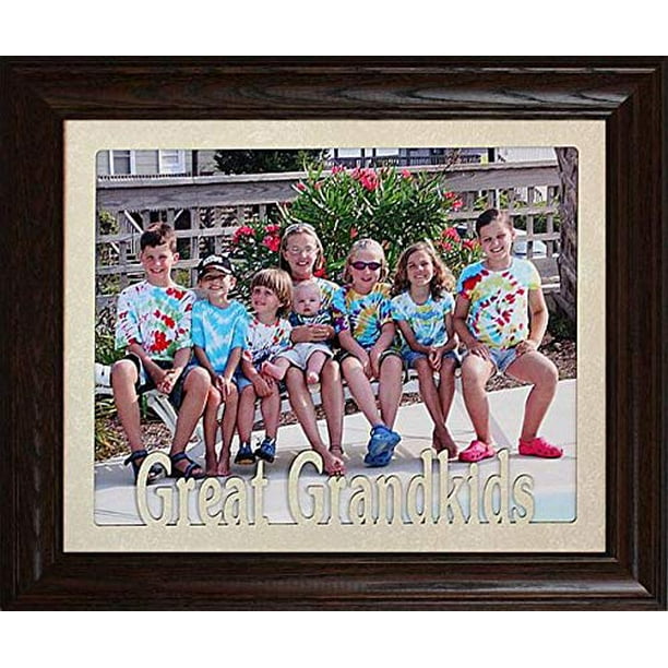 8X10 Great Grandkids Landscape Picture Frame Gift For The Great