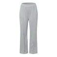 thumbnail image 4 of Sweater Pants for Women Wide Leg Travel Pants for Women Joggers Casual Pants Comfy Lounge Pants Cute Sweatpants, 4 of 7