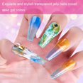 thumbnail image 3 of Makartt 6 Color Crystal Jelly Gel Polish Set in Rainbow 10ML P-08, 3 of 7