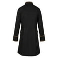 thumbnail image 3 of 2025 Men's Steampunk Vintage Tailcoat Jacket Gothic Victorian Frock Coat Uniform Halloween Costume Long Trench Coats, 3 of 3