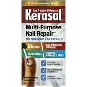 (2 pack) Kerasal Multi-Purpose Nail Repair Solution for Discolored and Damaged Nails, 0.43 oz