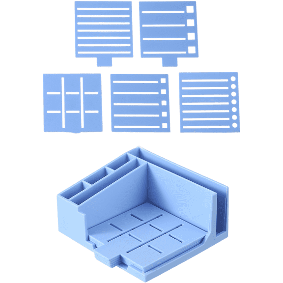 3x3 4x4 Sticky Notes Organizer Storage Box with Pen Holder Modern Plastic Memo