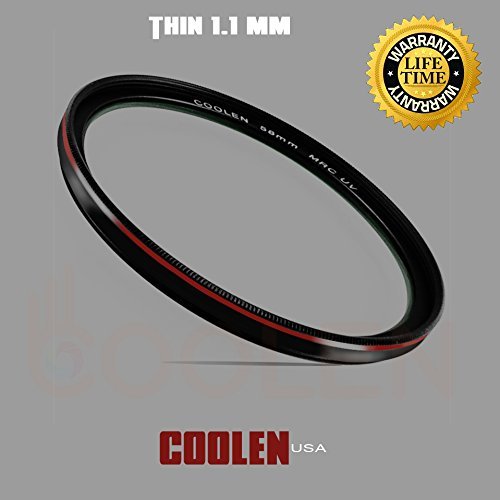 Coolen 40.5mm MRC Ultra Thin Multi-coated UV Filter Red Plating for Nikon 1 AW1, 1 J1, 1 J2, 1 J3, 1 J4, 1 J5, 1 V1, 1 V2, 1 V3, 1 S1, 1 S2 Mirrorless Digital Camera (10-30mm, 30-110mm, 10mm Lenses) - image 2 of 7