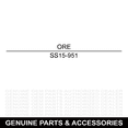 thumbnail image 2 of Oregon 15-951 34-1/16" X 21/32" Deck Drive Belt Yazoo-Keys Zero-Turn Lawn Mowers, 2 of 5