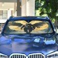 thumbnail image 4 of WOBOGO Wolf Man As An Angel Car Windshield Sunshades Autopilot Lightweight Accordion Sun Visor 57×31.5in, 4 of 8