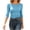 Light Blue, variant on Women's Half Sleeve T Shirts Boat Neck Casual Tee Shirt Fall Basic Shirt Slim Going out Shirts for Women