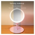 thumbnail image 4 of Portable Travel Cosmetic Light Up Mirrors Touch Switch LED Makeup Mirror For Home Tabletop Bathroom With Storage Tray USB Charg ,Widely Use, 4 of 7