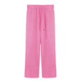 thumbnail image 1 of IDALL Lounge Pants Women Business Casual Pants Ladies' Fashionable And Simple Spring And Versatile Drawstring Casual Pants Wide Leg Pants Woman Summer Pants Pink 2XL, 1 of 3