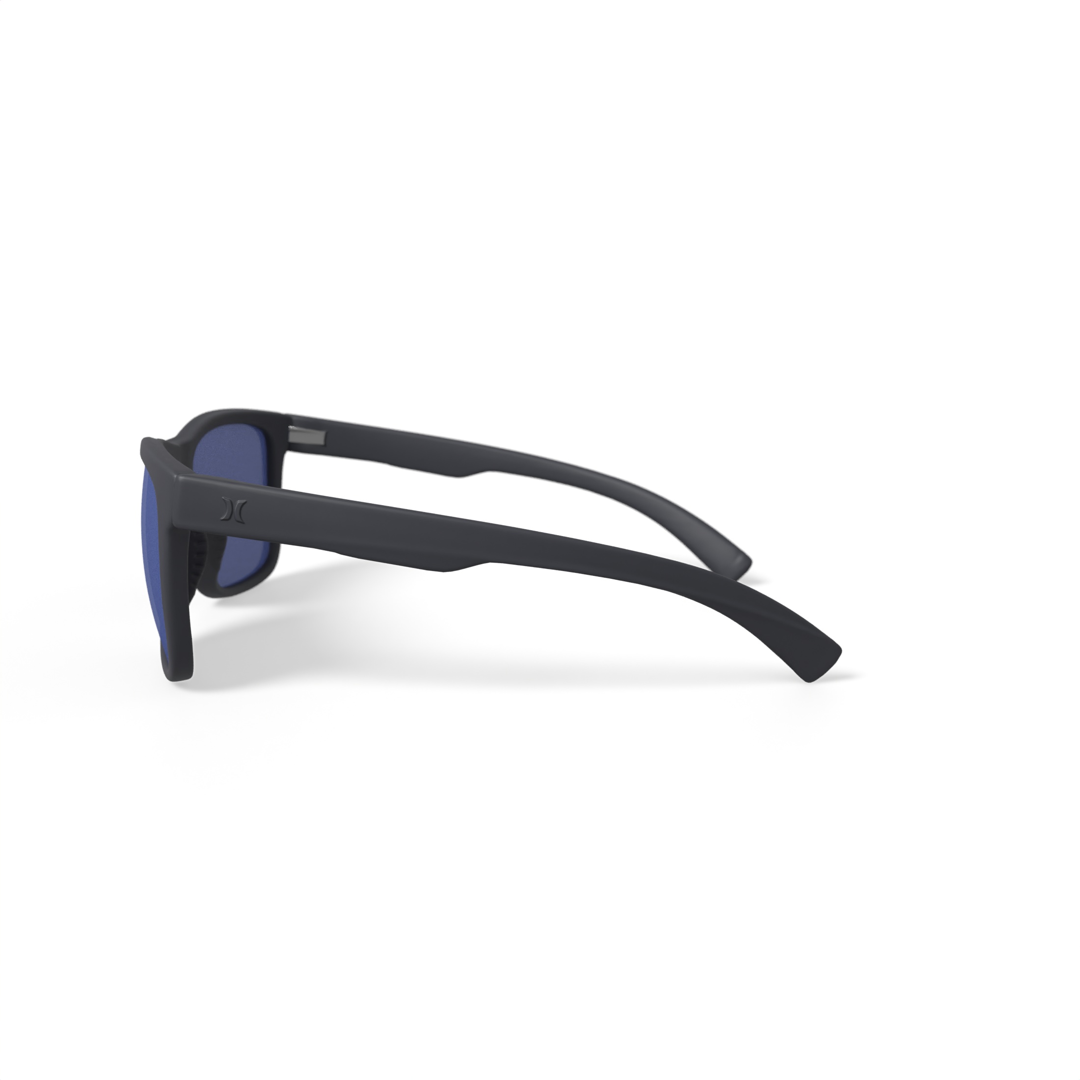 Hurley Men's Rx'able Sport Polarized Sunglasses, HSM3007P Peak, Matte Black, 56-17-135, with Case
