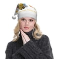thumbnail image 5 of Cauagu Gnomes Honey Bee for Adult Christmas Hat,1-Pack Xmas Holiday Hat Santa Hat for Women & Men Festive Headwear Accessories Fit for Christmas/New Year/Party, 5 of 6