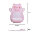 thumbnail image 4 of SHARE SUNSHINE Mouse Pad with Wrist Rest Ergonomic Design Gamepad Mat Wrist Support Rest Pad for Laptop Computer(Pink), 4 of 6