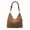 Coffee, variant on Summer Straw Purse for Women, Hobo Straw Tote Bag, Crochet Beach Shoulder Handbag for Vacation(Beige)