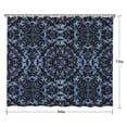 thumbnail image 5 of Blue Abstract Pattern Shower Curtain 84"x72" ,Bathroom Decorative Shower Curtains Set with 12 Hooks,Modern Waterproof Washable Shower Curtain, 5 of 6