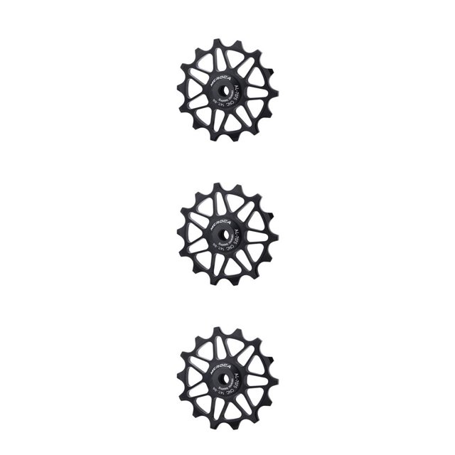 Wosthever Poleas de cerámica para bicicleta de carretera, accesorios para desviador trasero, rodillo de rueda resistente al desgaste Compatible Type1 NO1