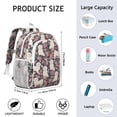 thumbnail image 6 of Shih Tzu Dog and Flower Floral Backpack for School,Cute School Bag,Schoolbag with Adjustable Shoulder Straps & Padded Back,15"x11.42"x5.5", 6 of 6