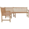 thumbnail image 5 of vidaXL Patio Corner Bench 72.8"x72.8"x35.4" Solid Teak Wood, 5 of 6