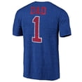 thumbnail image 3 of Men's Blue New York Rangers Greatest Dad Tri-Blend T-Shirt, 3 of 3