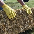 thumbnail image 3 of 12-Pack of Cordova 2318 Yellow Full Chore Work Gloves, Quilted, Yellow Knit Wrist, Large, 3 of 3