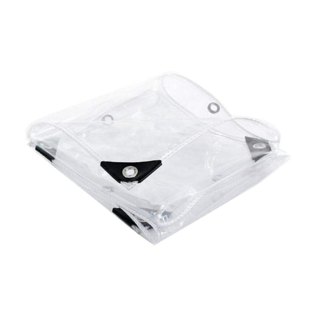 Lona transparente para lluvia, tela impermeable gruesa para protegerse de la lluvia o el sol. 2mx2m 6.56ftx6.56ft
