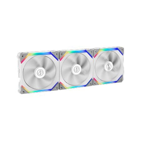 Lian Li UNI FAN SL120 - Case fan - 120 mm - white (pack of 3)