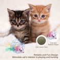 thumbnail image 4 of Uxcell Bite Resistant Catnip Playing, Durable and Interesting, Simulated Mouse Cat Teeth Chew Playing Catnip Filled (Colorful, 3 Pcs), Intended for Bedroom / Balcony (6.3 x 6.3cm), 4 of 7