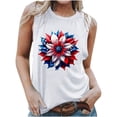thumbnail image 2 of Qiopertar Blouse Sans Manches Imprimée Mode Décontractée pour Femmes Col Rond Pull Slim Offres de la Semaine Liquidation à Moins de 5$ jusqu'à 90 % de Réduction, 2 of 5