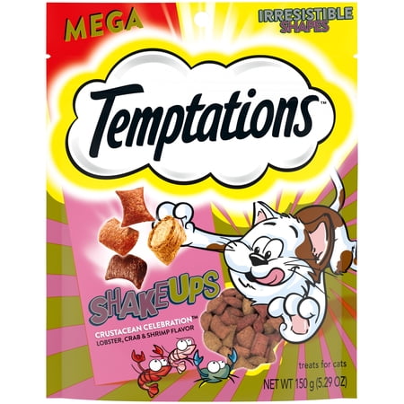 Temptations Shakeups Crunchy And Soft Cat Treats, Crustacean Celebration Flavor, 5.29 Oz Pouch