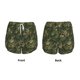 thumbnail image 3 of Balery Green Camouflage Skull Pantalones cortos deportivos para mujer con forro y dos bolsillos, elásticos, para entrenamiento, gimnasio, yoga-Large, 3 of 7