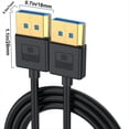 thumbnail image 2 of Cable de Extensión Display Port 1.4 de 3,3 Pies, 90 Grados, DP 8K60Hz 4K144Hz, Cable de Audio y Video para Monitor de Computadora Portátil, Cabezal Recto, 2 of 5