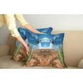 thumbnail image 3 of Ambesonne Nature Throw Pillow Cover 2 Pack, Windmill and Exotic Cactus, 20", Blue and Brown, 3 of 6