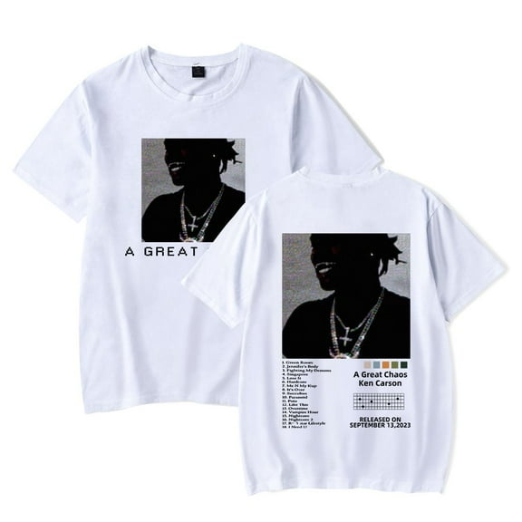Ken Carson T-Shirt A Great Chaos Album Merch For Women/Men Unisex O-neck Short Sleeve TShirt Streetwear