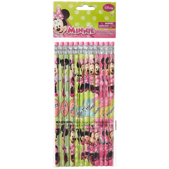 Disney Minnie Mouse Pencils Bowtique 12Pk # 2 Pencil