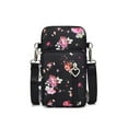 thumbnail image 1 of Factory Direct Crossbody Mobile Phone Bag Vertical Fabric Mini Small Bag Wrist Arm Mobile Phone Bag Three-Layer Coin Wallet, 1 of 7