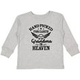 thumbnail image 3 of Inktastic Handpicked for Earth By My Grandma in Heaven Angel Wings Boys or Girls Long Sleeve Toddler T-Shirt, 3 of 5