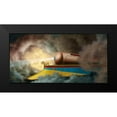 thumbnail image 2 of Herzog, Linda Ridd 18x11 Black Modern Framed Museum Art Print Titled - Rhino Train, 2 of 5