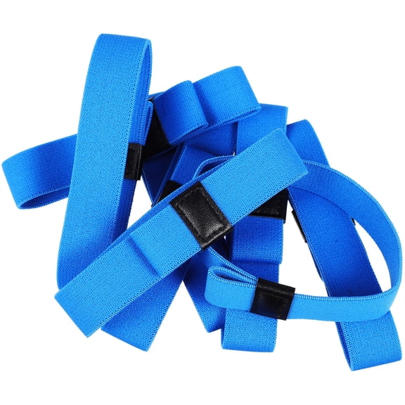 SWETRACE Durable Blue Polyester Bento Box Bands for Outdoor and School 8Pcs