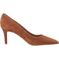 thumbnail image 2 of Sam Edelman Vienna Women's Frontier Brown Suede Pump 9.5M, 2 of 5