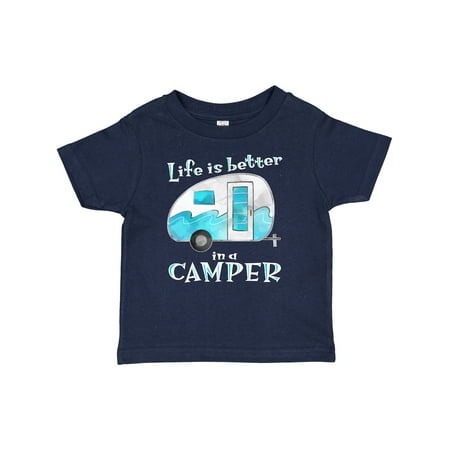 

Inktastic Life is Better in a Camper Blue Gift Baby Boy or Baby Girl T-Shirt