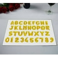 thumbnail image 2 of EREHome Chiffres de l'Alphabet Anglais Ballons Jaunes Dorés Set de 2, 2 of 2