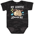 thumbnail image 3 of Inktastic My Auntie Loves Me with Sloth and Hearts Boys or Girls Baby Bodysuit, 3 of 5