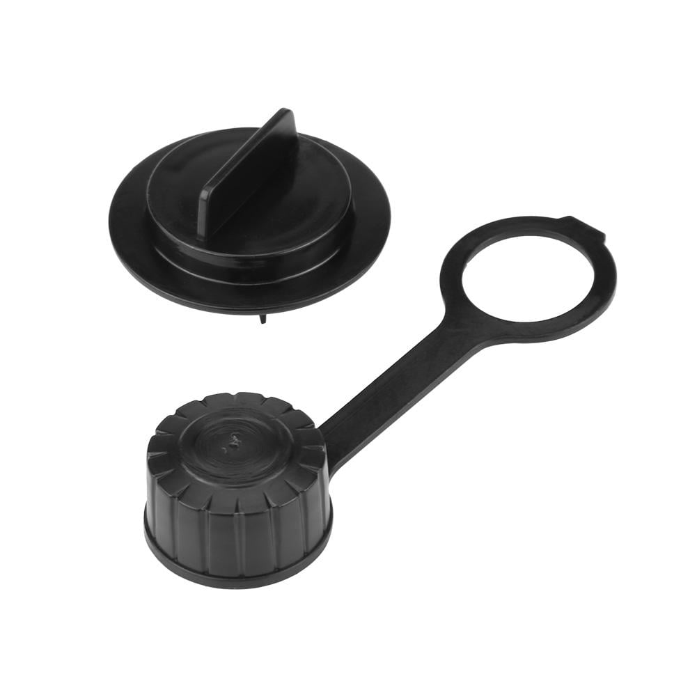 8pc Black Gas Can Stopper Cap Spout Gasket Nozzle Cover Kit For Gott Rubbermaid 