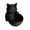 Black, variant on Cat Hug Bowl Resin Succulent Planter, Animal Flower Pot with Drainage Hole for Desk Windows Home Decoration