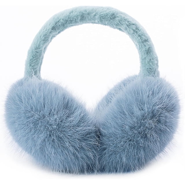 Cache-oreilles d'Hiver pour Femmes Hommes - Cache-Oreilles Pliables en Fausse Fourrure, Parfaits pour les Jours Froids