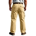 thumbnail image 4 of Zimjoy Cargo Pants for Men Ripstop Multi Pocket Breathable Trousers Relaxed Fit Outdoor Utility Pants for Fishing Construction Khaki L, 4 of 8