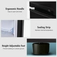 thumbnail image 6 of Giantex Compact Refrigerator, 3.4 cu. ft. Mini Cooler Fridge, Freestanding Fridge w/Adjustable Thermostat, Black, 6 of 8