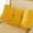 Yellow, variant on Corduroy Cushion, Lumbar Support Pillow, Soft Seat Pillow, Sofa Cushion, Nap Pillow, Office Cushion, Portable Cushion, Back Support, Comfortable Rest, Ergonomic Design, Home Office Use